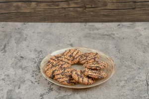 Bolachas Integral de Amêndoas e Chocolate Amargo