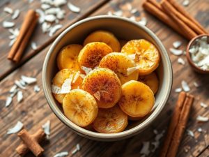 Doce de Banana Low Carb com Canela e Coco: Delícia Brasileira!