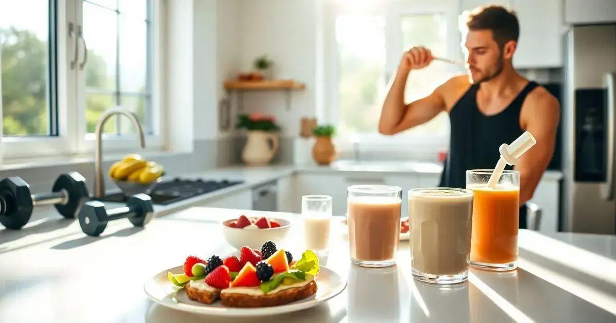 Alimentos ideais para consumir após o treino matinal