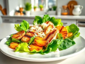 Salada Caesar Tropical Low Carb