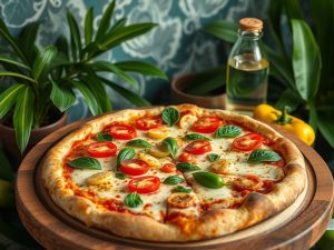 Pizza Sem Glúten de Liquidificador Tropical